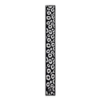 Black Leopard Print Towel