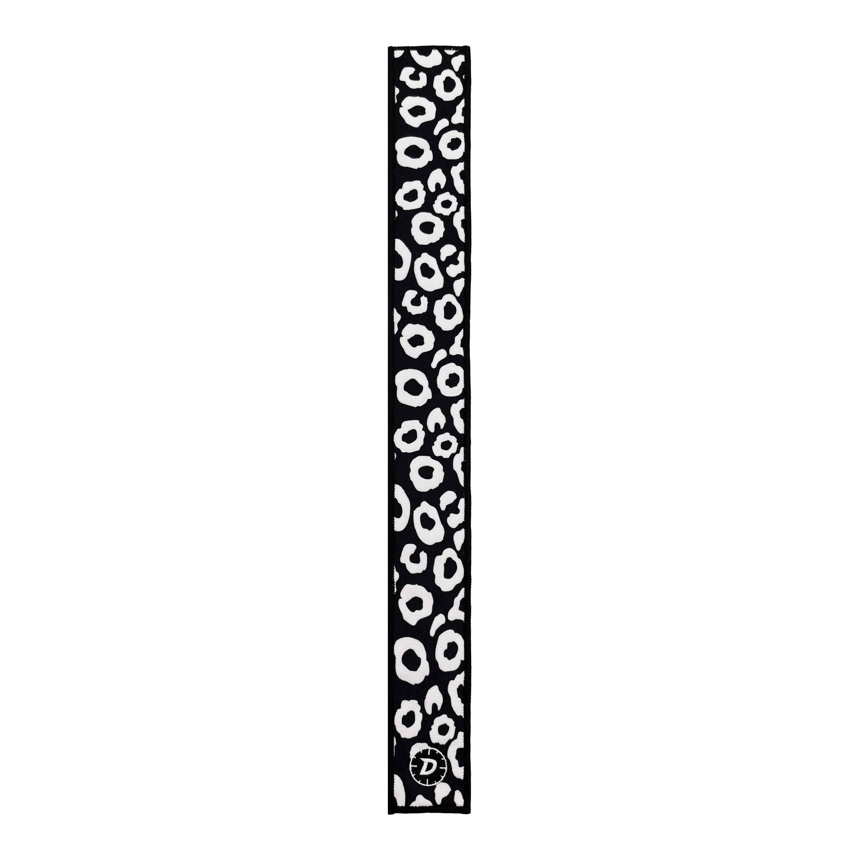 Black Leopard Print Towel