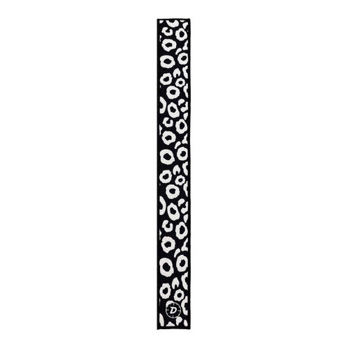 Black Leopard Print Towel
