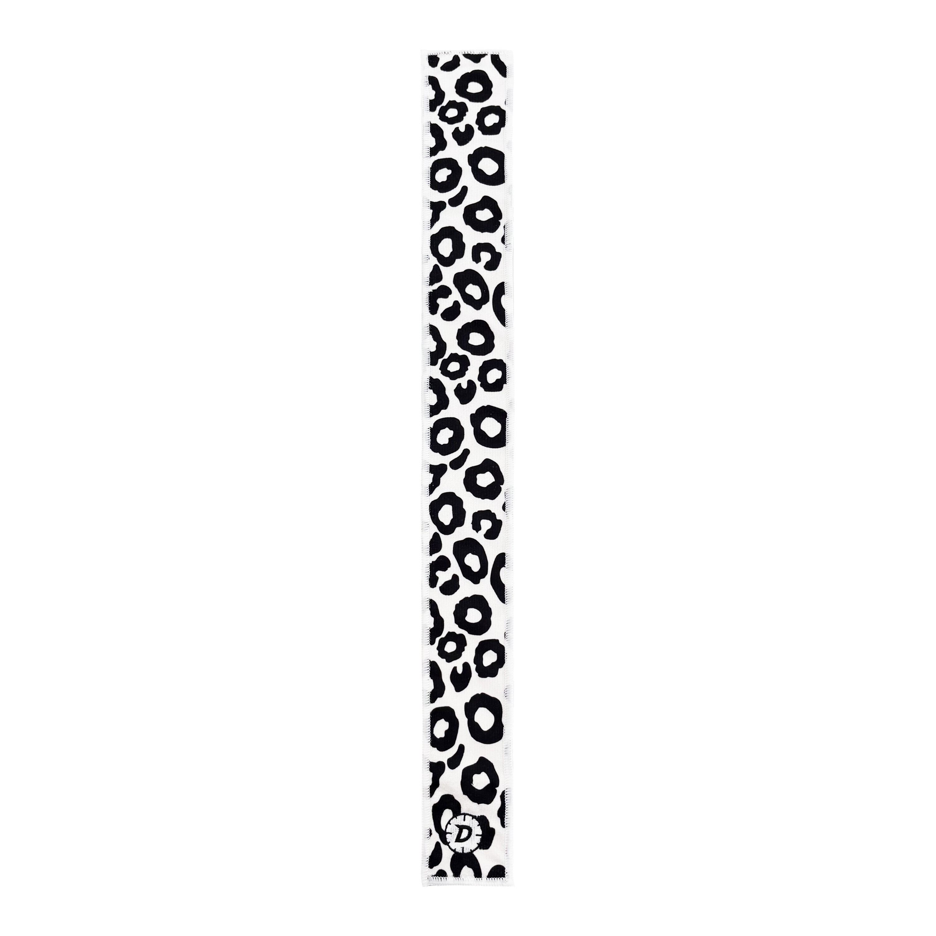 White Leopard Print Towel