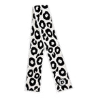 White Leopard Print Towel
