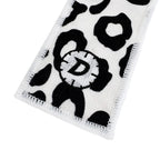 White Leopard Print Towel